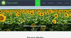 Desktop Screenshot of forestherbs.net
